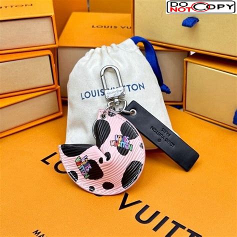 LV Fortune Cookie Bag Charm & Key Holder .